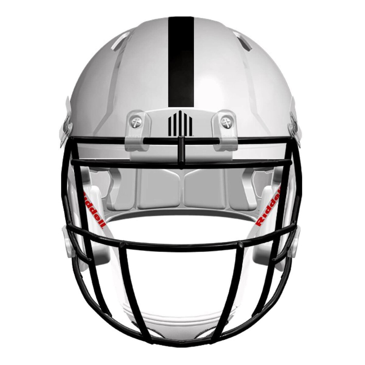 Riddell Cyclones Script White Speed Mini Helmet